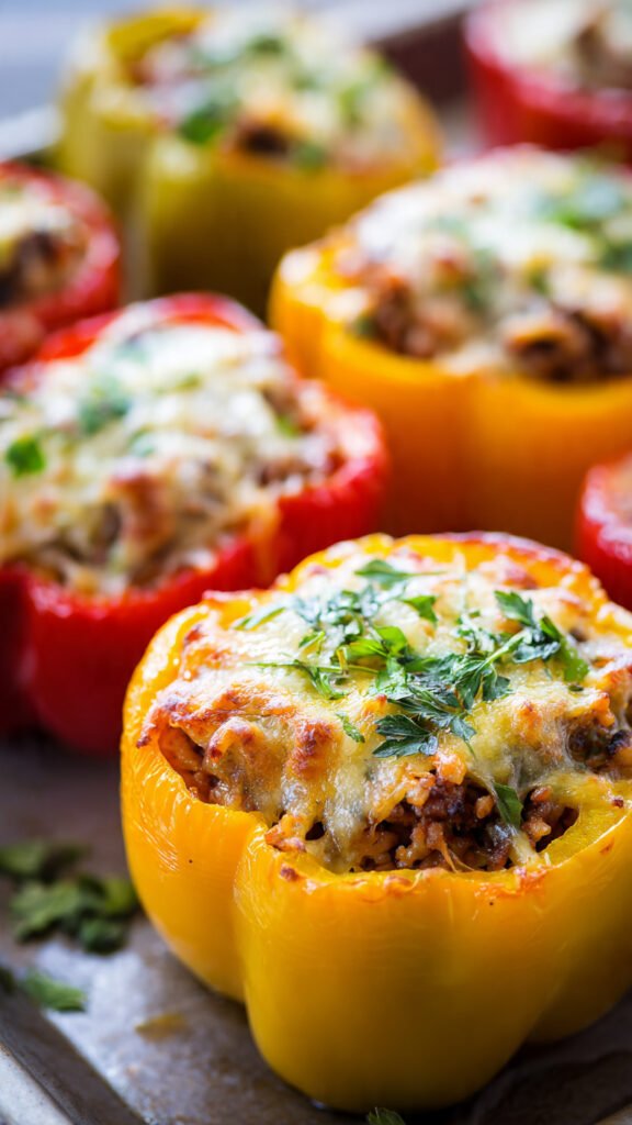 Baked Stuffed Bell Peppers