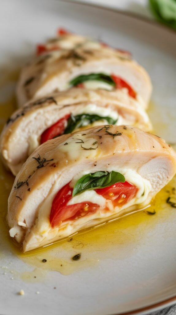 Caprese Stuffed Chicken