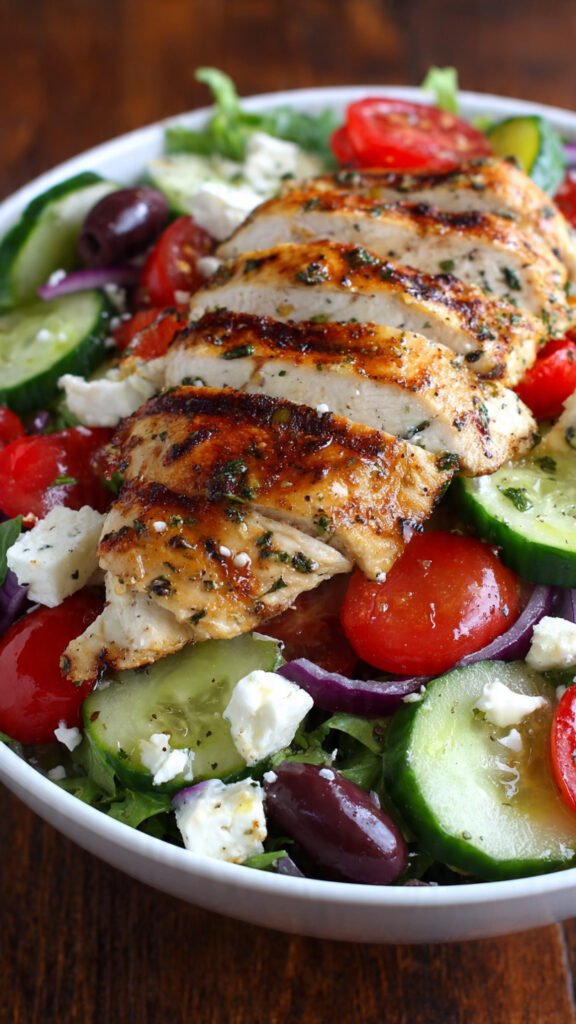 Chicken Greek Salad