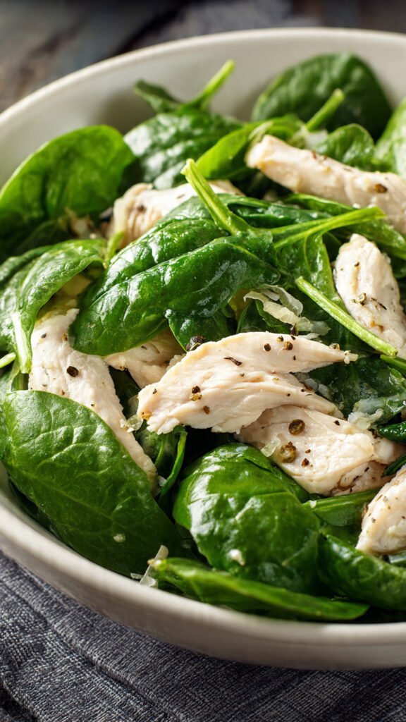 Chicken Spinach Salad