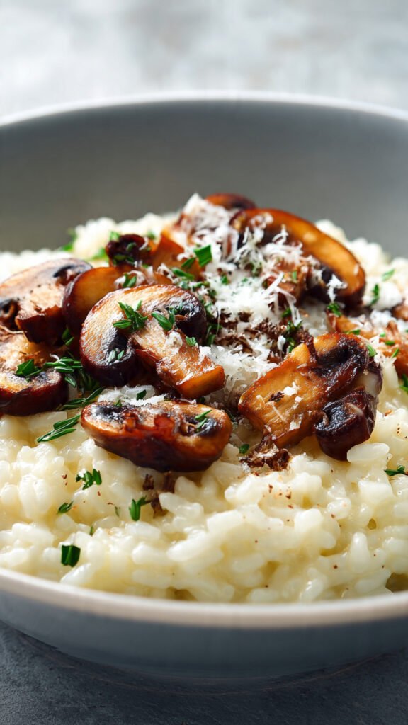 Creamy Mushroom Risotto