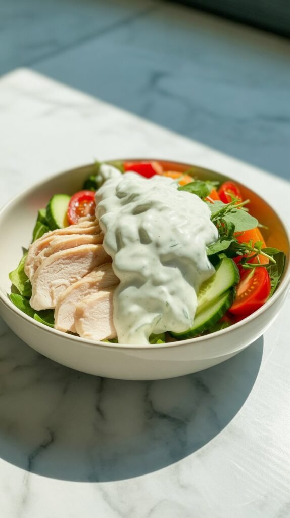 Greek Yogurt Chicken Bowl