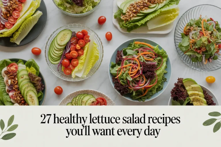 27 Healthy Lettuce Salad Recipes You’ll Want Every Day (No Boring Bowls Allowed)