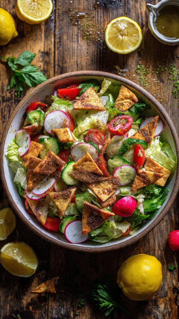 Lebanese Fattoush Salad