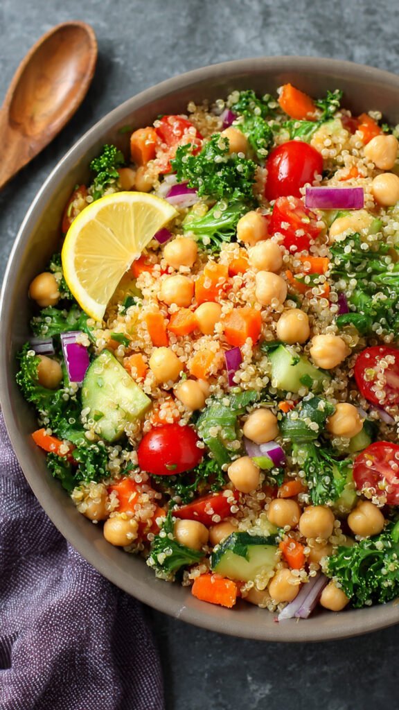 Quinoa Chickpea Salad
