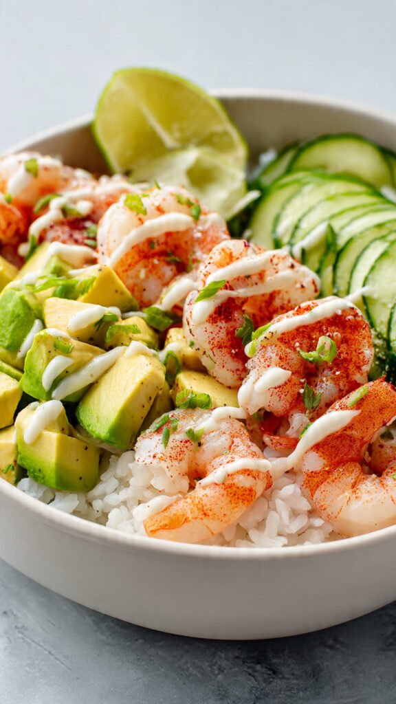 Shrimp Avocado Bowl