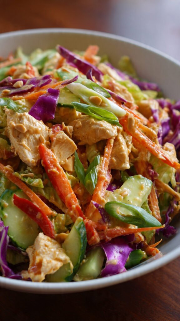 Thai Peanut Chicken Salad