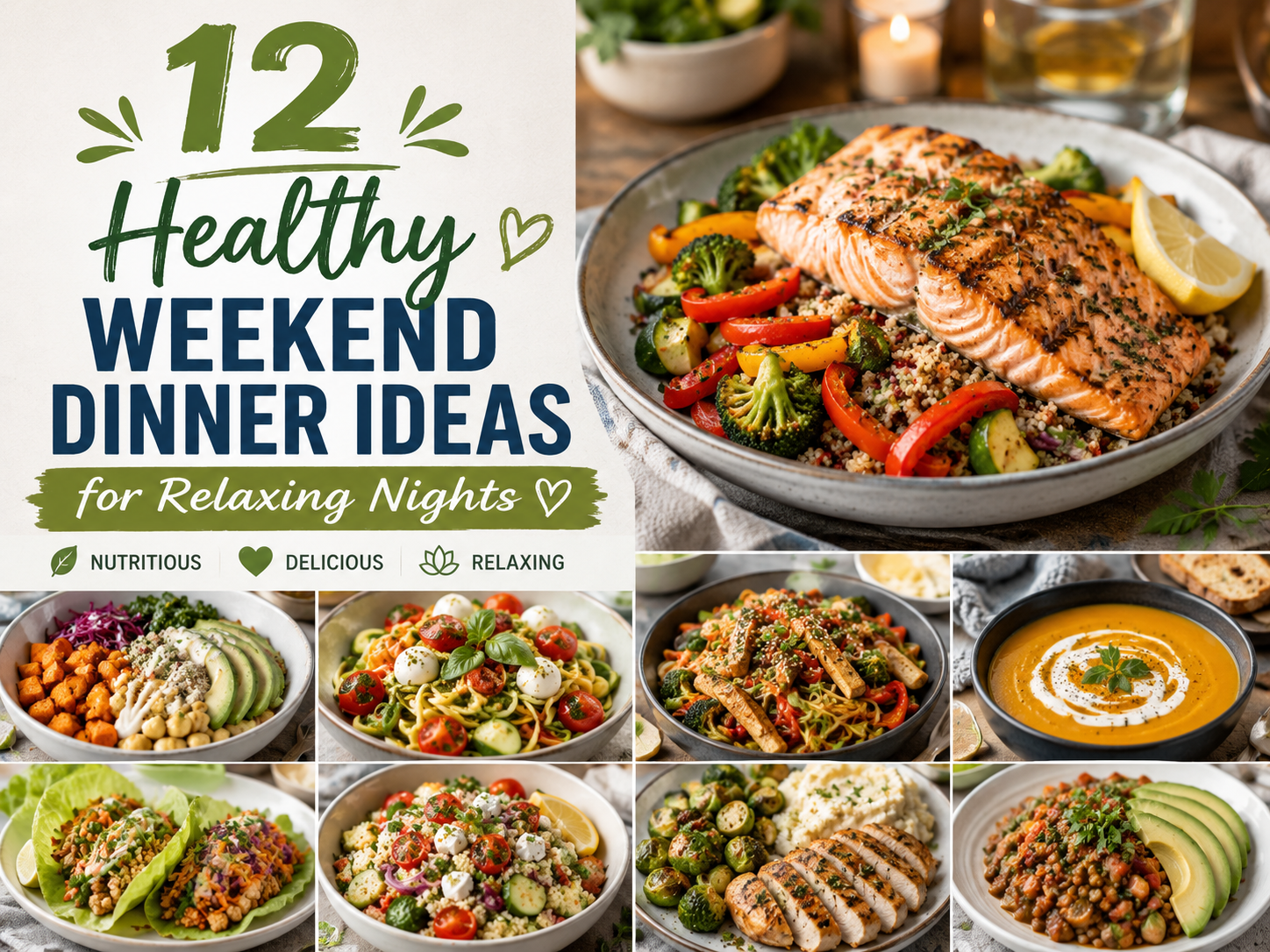 12 Healthy Weekend Dinner Ideas for Relaxing Nights