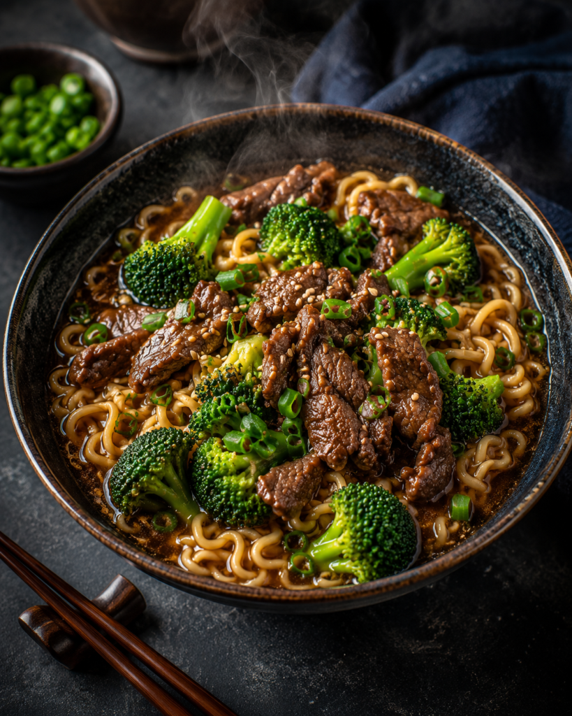 Beef and Broccoli Ramen