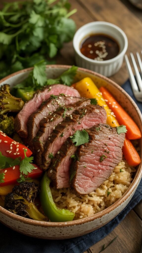 Beef and Rice Power Bowl