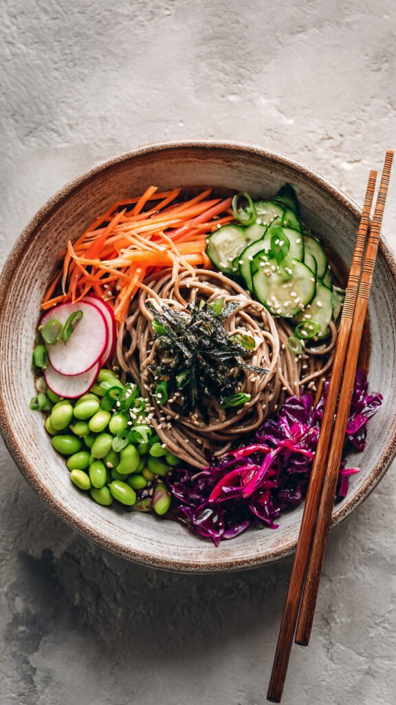 Soba Noodle Veggie Bowl
